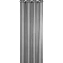 Ösenschal "Lino" 255 x 140 cm grau