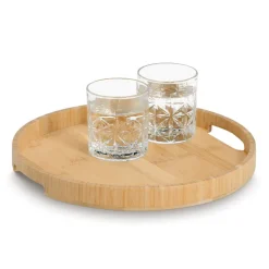Serviertablett Bambus 32 x 3 x 32 cm