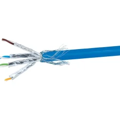 S/FTP-Netzwerkkabel CAT 8.1 blau 25 m