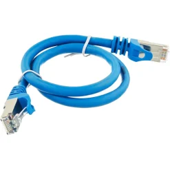 S/FTP-Netzwerkkabel CAT 6 blau 0,5 m
