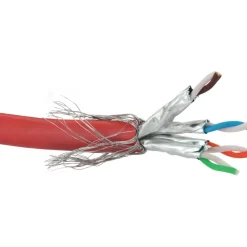 S/FTP-Netzwerkkabel CAT 7 orange, 25 m