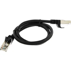 S/FTP-Netzwerkkabel CAT 6 schwarz 0,5 m