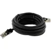 S/FTP-Netzwerkkabel CAT 6 schwarz 2,5 m