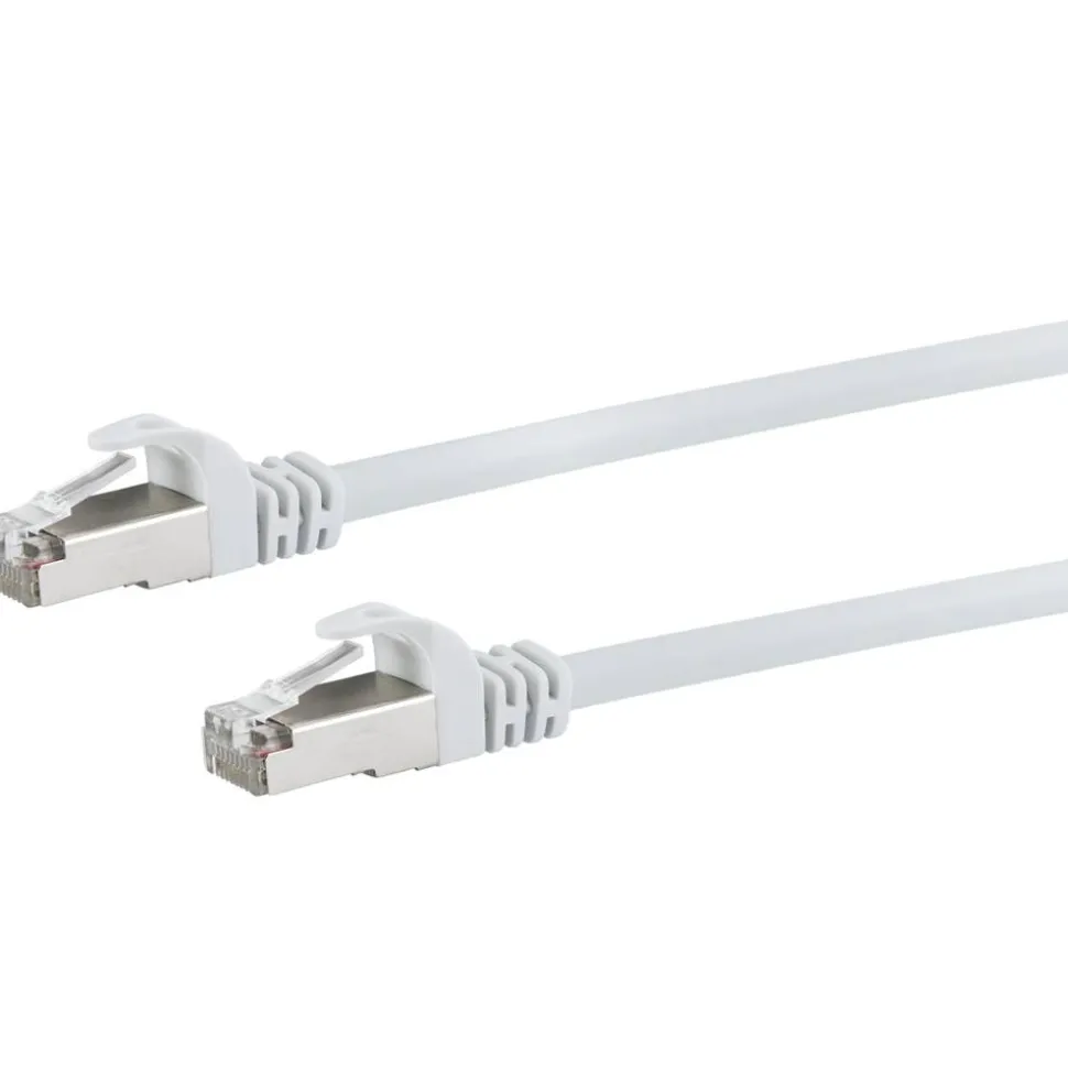 SF/UTP-Netzwerkkabel CAT 6 weiß, 50 m