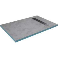 Showerboard grau 80 x 120 x 4 cm