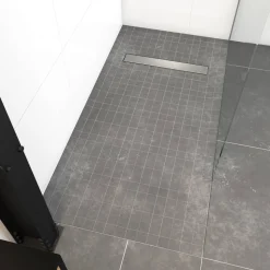 Showerboard grau 90 x 160 x 4 cm
