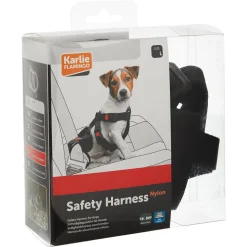 Sicherheistgeschirr für Hunde schwarz Gr. L 50 - 70 cm