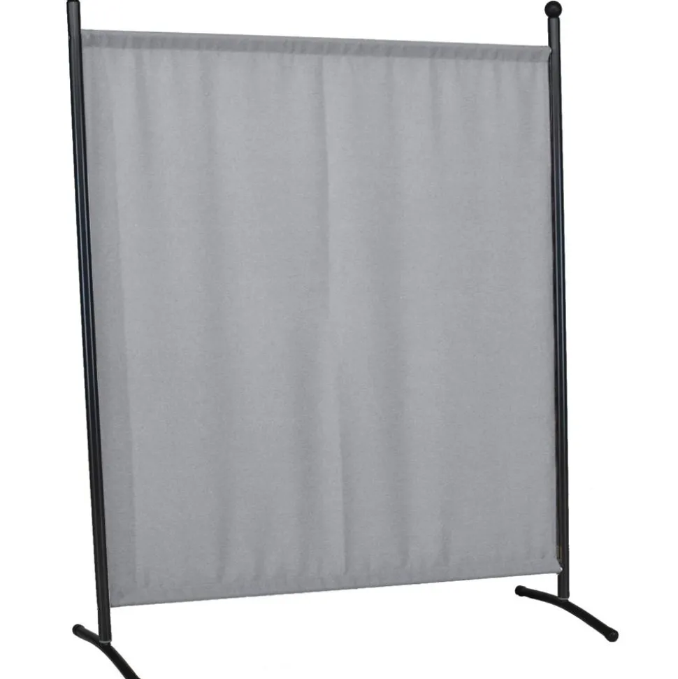 Sichtschutz Stellwand 'Swingtex' hellgrau 178 x 178 cm