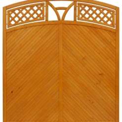 Sichtschutzzaun 'Toulon' mit Bogen 180 x 180/195 cm pinie