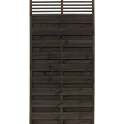 Sichtschutzzaun 'Wien' 90 x 180 cm Kiefer grau