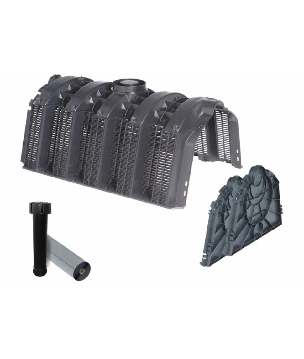 Sicker-Tunnel Versickerungsset schwarz, 300 l
