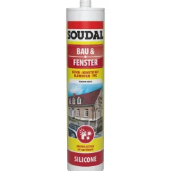 Silikon 'Bau & Fenster' weiß 300 ml