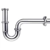 Siphon verchromt 1 1/4" x 120 mm