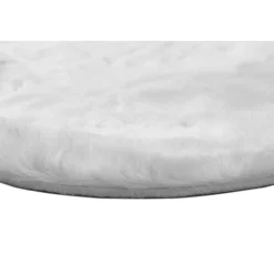 Sitzkissen 'Cingoli' rund weiß Ø 40 x 1 cm