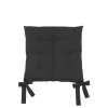 Sitzkissen 'Handlett' schwarz 40 x 40 x 3 cm