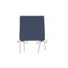 Sitzkissen 'Portimao' blau 40 x 40 x 3 cm