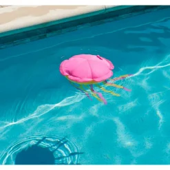 Sitzsack und Schwimmtier 'Qualle' pink 80 x 18 x 80 cm