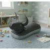 Sitzsack und Schwimmtier 'Stier' schwarz 89 x 64 x 34 cm
