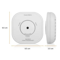 Smart-Kohlenmonoxidmelder 'SH8-90105' weiß