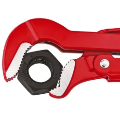 S-Maul-Rohrzange rot pulverbeschichtet 425 mm 1,5"