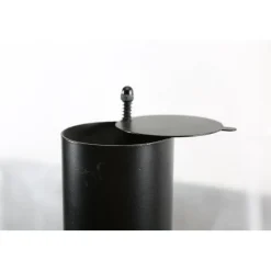 Smoker- und Holzkohlegrill 'Dakota' schwarz 122 x 132,5 x 66 cm
