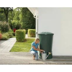 Sockel für Regentonne 210 l tannengrün