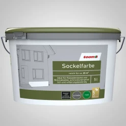 Sockelfarbe schieferfarben matt 5 l