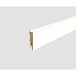 Sockelleiste 'L201' weiß 2400 x 58 x 14 mm