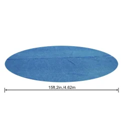 Solarabdeckplane 'Flowclear' blau Ø 462 cm