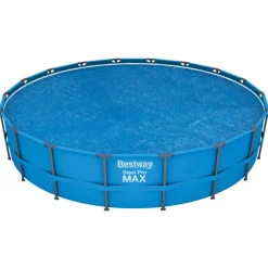 Solarabdeckplane 'Flowclear' blau Ø 527 cm