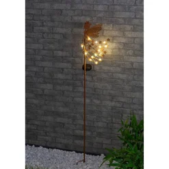 Solar-Dekoleuchte 'Fee' rostfarben 91 x 16,5 cm