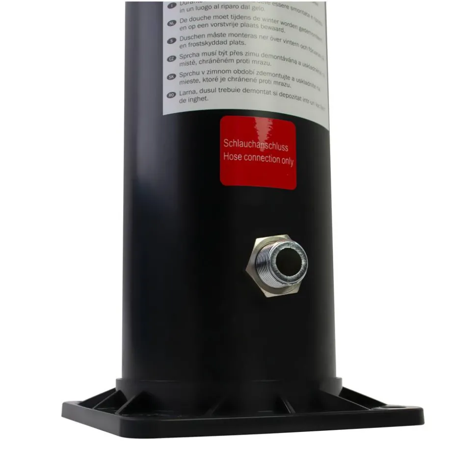 Solardusche schwarz 20 l 215 cm