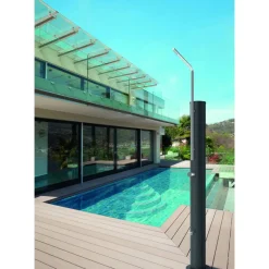 Solardusche schwarz Aluminium 30 l