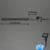Solar-LED-Band 100 LED RGB