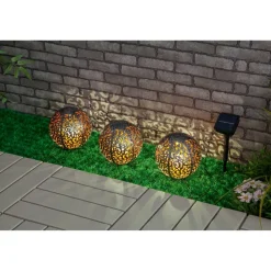 Solar-Lichterkette 'Oriental' bronze/gold Ø 15 x 300 cm