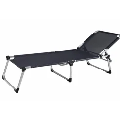 Sonnenliege 'Abaco' klappbar/verstellbar anthrazit 70 x 46 x 215 cm