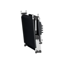 Sonnenliege 'Alu-XXL' klappbar schwarz 69 x 38 x 201 cm