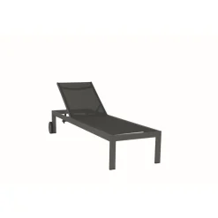 Sonnenliege 'Rimini' anthrazit 66 x 35 x 206 cm