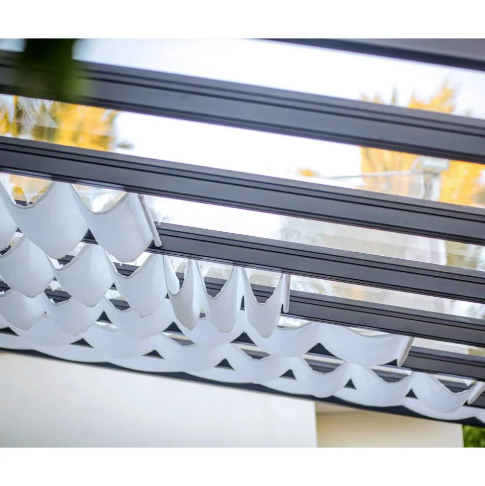 Sonnensegel für Terrassenüberdachung 'Stockholm' 325 x 64,5 cm 5 Stück