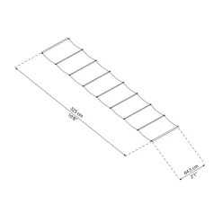 Sonnensegel für Terrassenüberdachung 'Stockholm' 325 x 64,5 cm 5 Stück