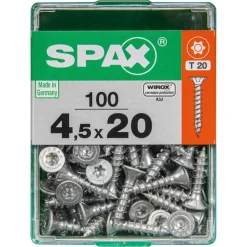 Spax Universalschrauben T-Star plus T20 Stahl 4,5 x 20 mm 100 Stück