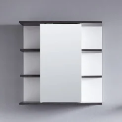 Spiegelschrank 'California' weiß, silbern 60 x 60 x 20 cm