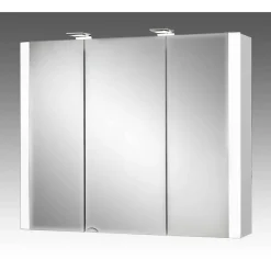 Spiegelschrank 'Jarvis' weiß Hochglanz 80 x 69 x 17 cm