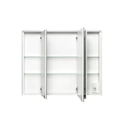 Spiegelschrank 'KHX' weiß Hochglanz 90,4 x 74 x 14,2 cm