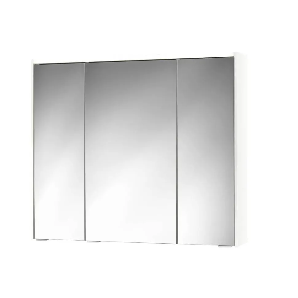 Spiegelschrank 'KHX' weiß Hochglanz 90,4 x 74 x 14,2 cm