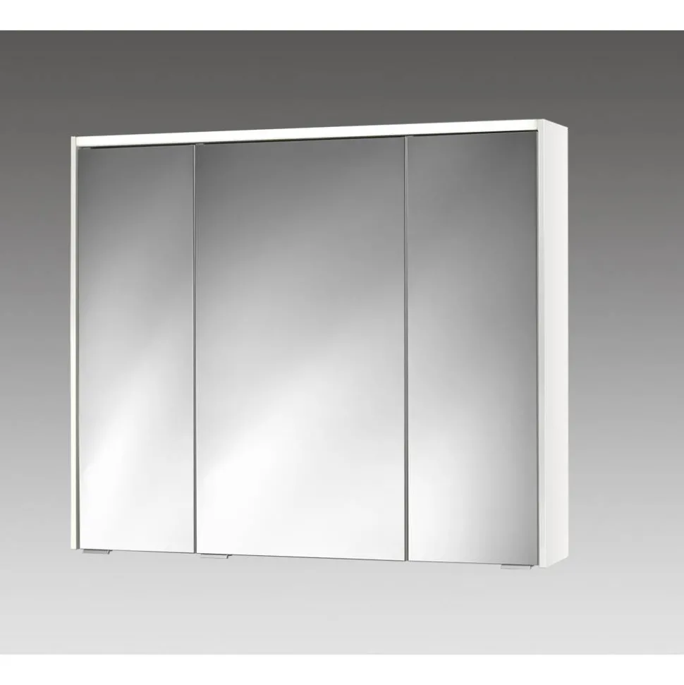 Spiegelschrank 'KHX' weiß Hochglanz 90,4 x 74 x 14,2 cm