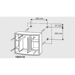 Spiegelschrank 'Lymo' weiß Hochglanz 58 x 49,5 x 14,5 cm