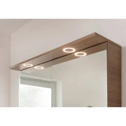 Spiegelschrank 'Vita' Eichefarben Braun 100,2 x 69,6 x 26,5 cm