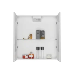 Spiegelschrank 'Xanto Line' weiß Hochglanz 62,9 x 66,2 x 15 cm