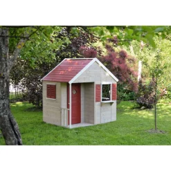 Spielhaus 'Krokodil' Natur Kiefernholz 155 x 120 x 168 cm